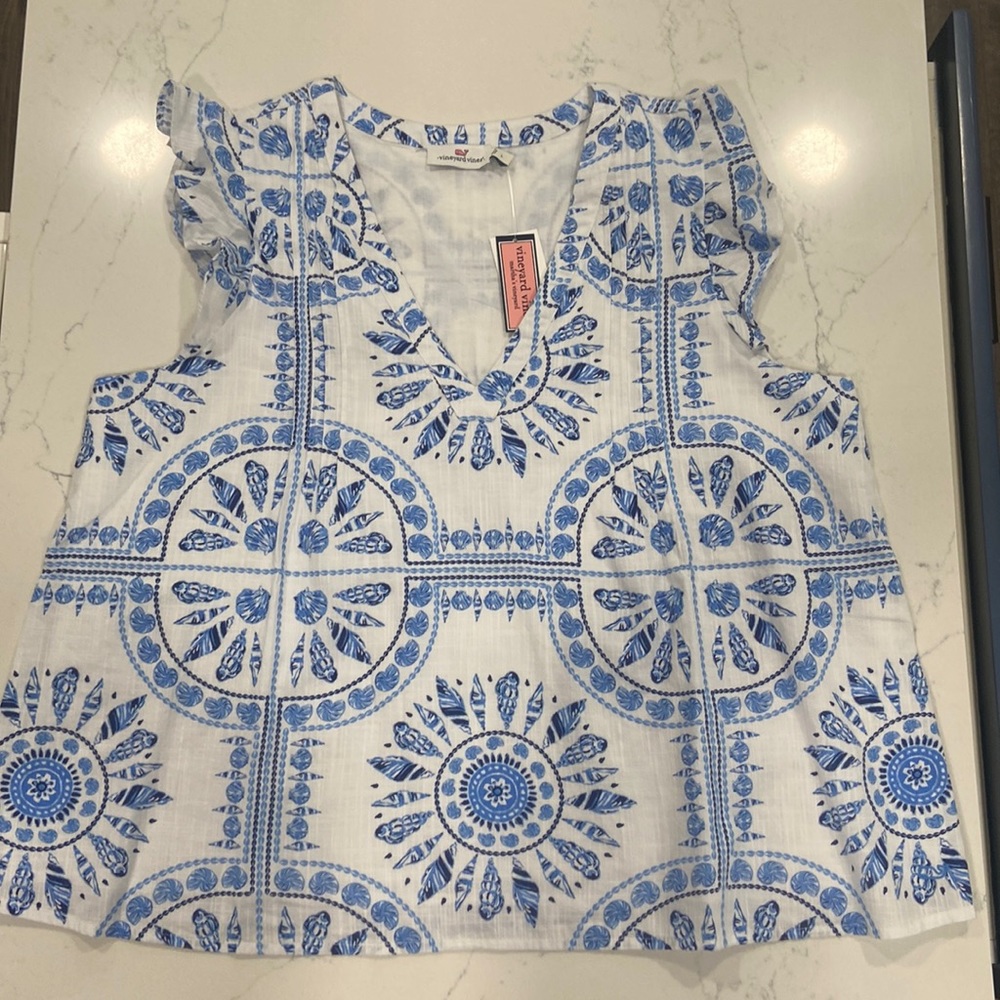 Vineyard Vines Pintuck Top